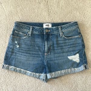 Paige denim shorts.